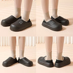 Slippers Waterproof Plush Lined Non-Slip Sole
