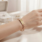 Smart Chain Bracelet Stainless Steel Heart Rate & Activity