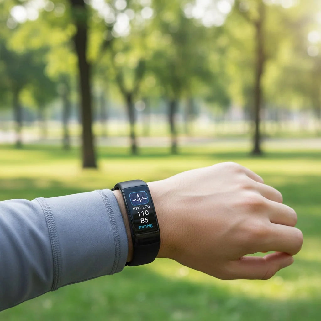 Smart Fitness Bracelet ECG Blood Pressure & Heart Rate Tracking