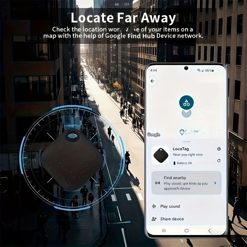 Smart Tracker Android Compatible Compact Replaceable Battery