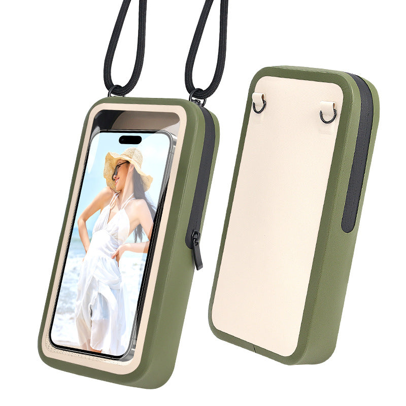 Smartphone Case Waterproof Silicone Adjustable Strap