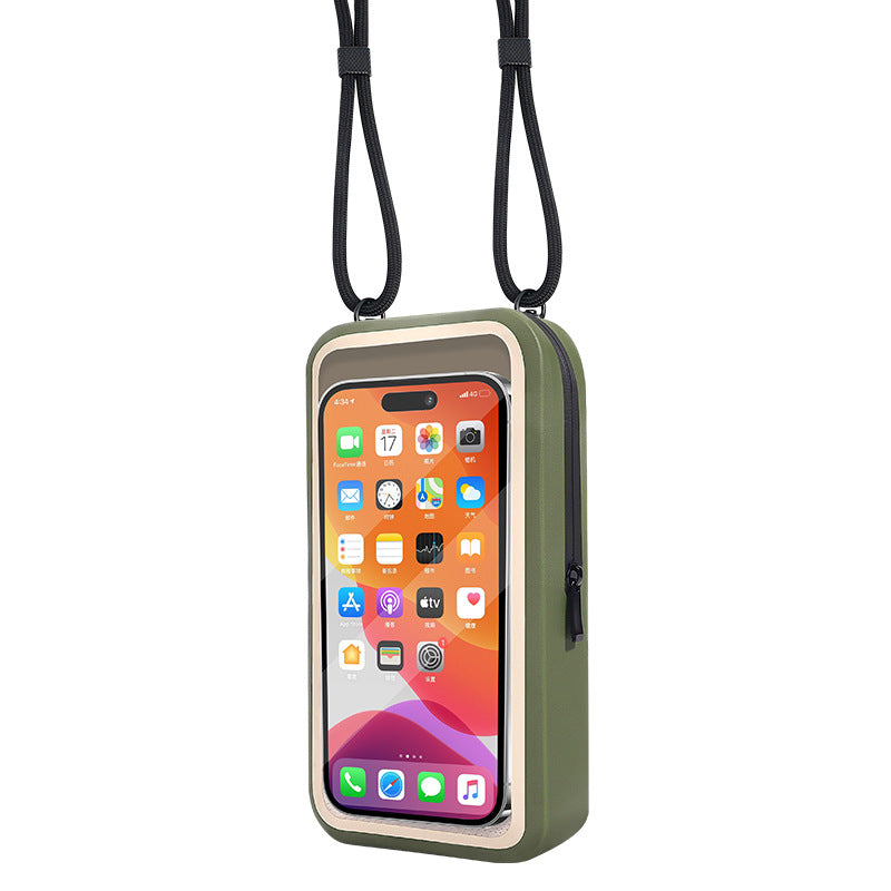Smartphone Case Waterproof Silicone Adjustable Strap