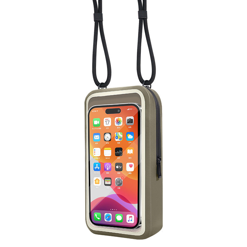 Smartphone Case Waterproof Silicone Adjustable Strap