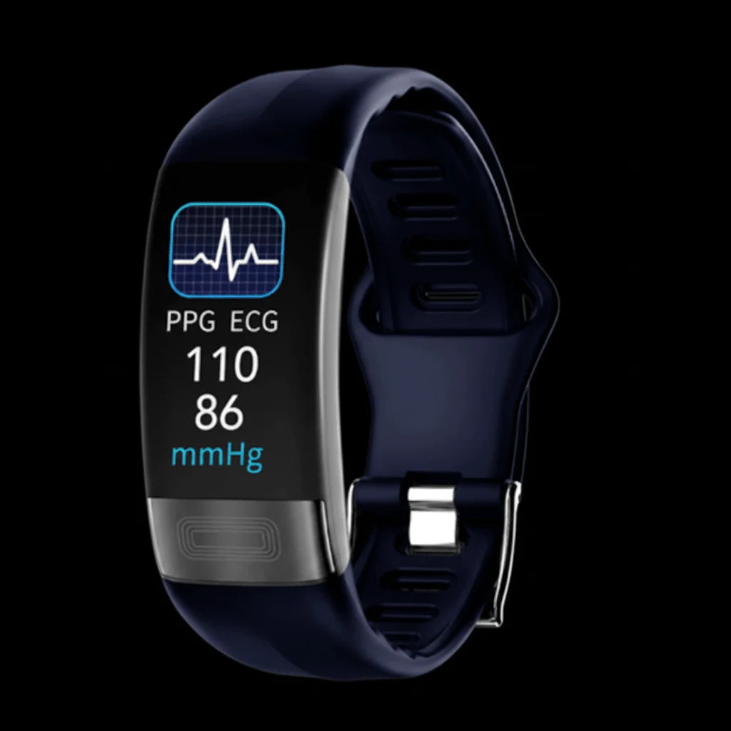 Smartwatch ECG Heart Rate & Blood Pressure Monitoring Sleep Tracking