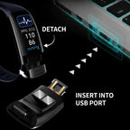Smartwatch ECG Heart Rate & Blood Pressure Monitoring Sleep Tracking