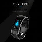 Smartwatch ECG Heart Rate & Blood Pressure Monitoring Sleep Tracking