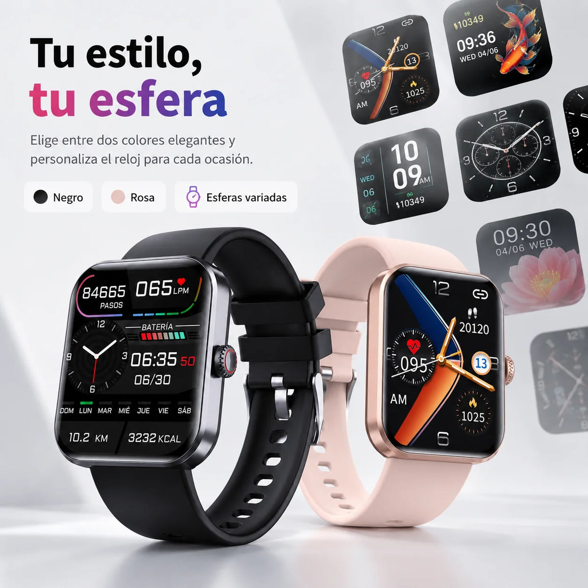 Smartwatch Heart Rate & Sleep Tracking 50+ Sports Modes