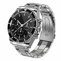 Smartwatch Titanium GPS Health Tracking 328-Foot Water-Resistant