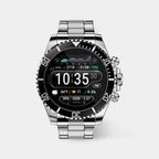 Smartwatch Titanium GPS Health Tracking 328-Foot Water-Resistant