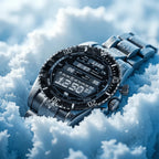 Smartwatch Titanium GPS Health Tracking 328-Foot Water-Resistant