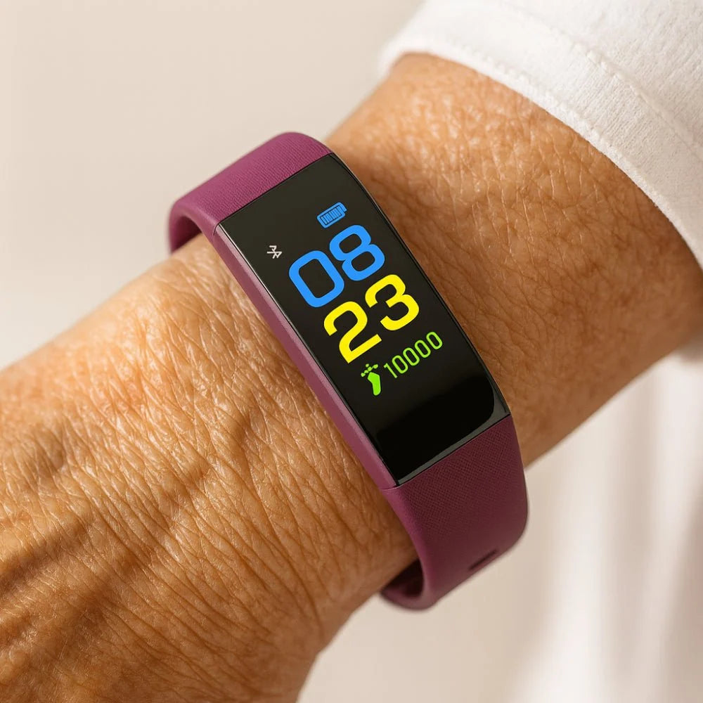 Smartwatch for Seniors Health Monitoring Easy-to-Use Design