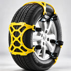 Snow Tire Chains Universal X-Stud Traction Quick Install