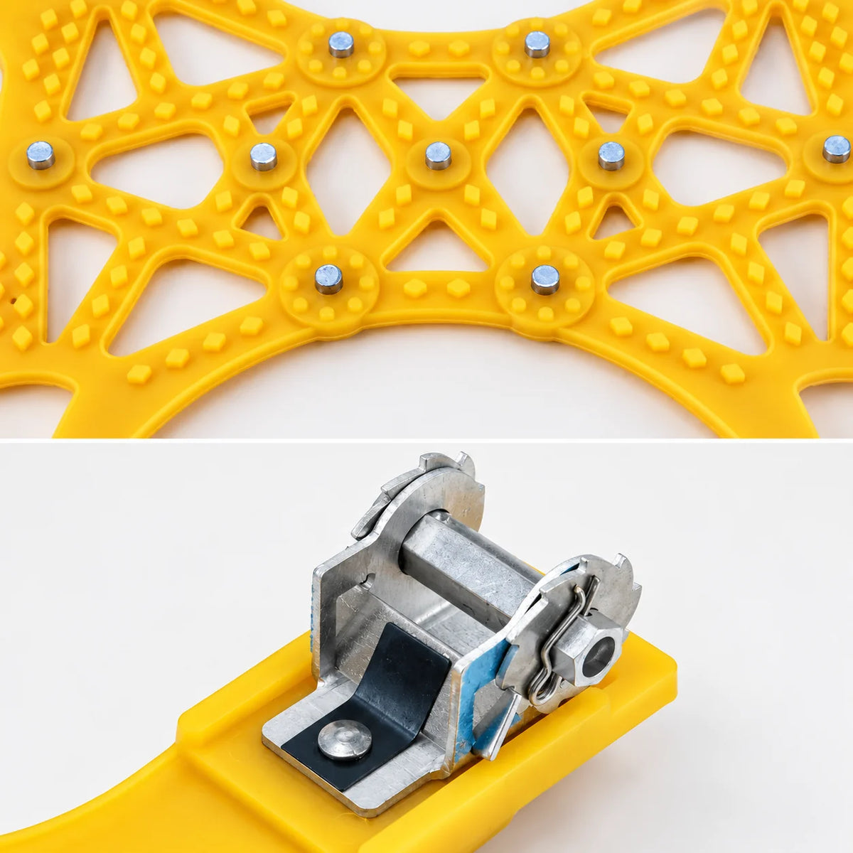 Snow Tire Chains Universal X-Stud Traction Quick Install