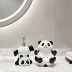 Soap Dispenser Ceramic Panda Design