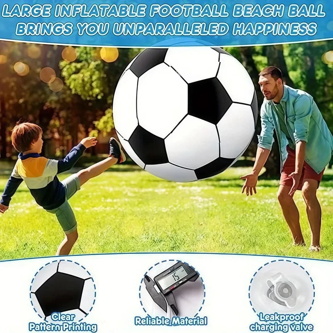 Soccer Ball Inflatable Lightweight PVC