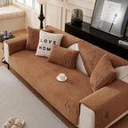 Sofa Cover Plush Padded Non-Slip Machine-Washable