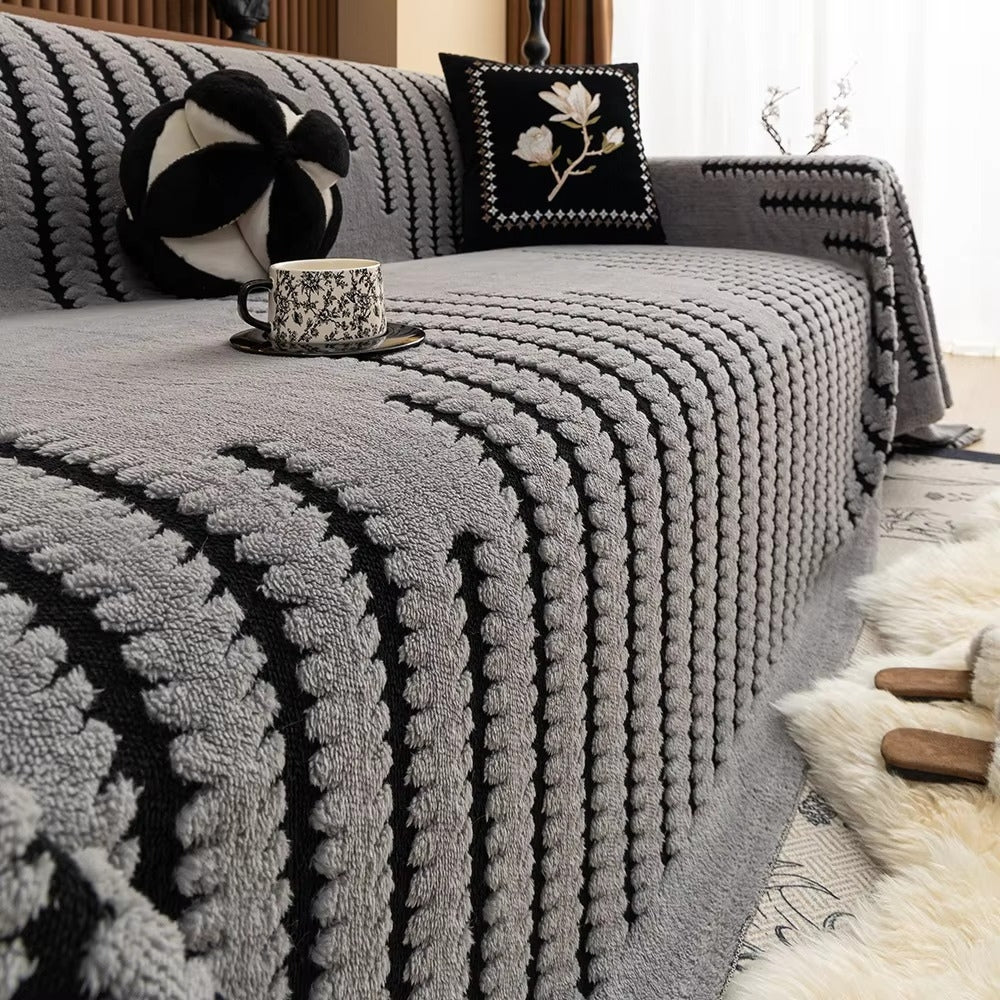 Sofa Cover Plush Tufted Machine-Washable