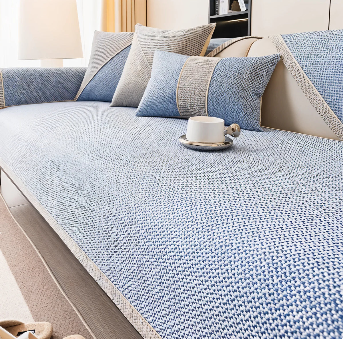 Sofa Cover Protector Stretch Fit Non-Slip Machine-Washable