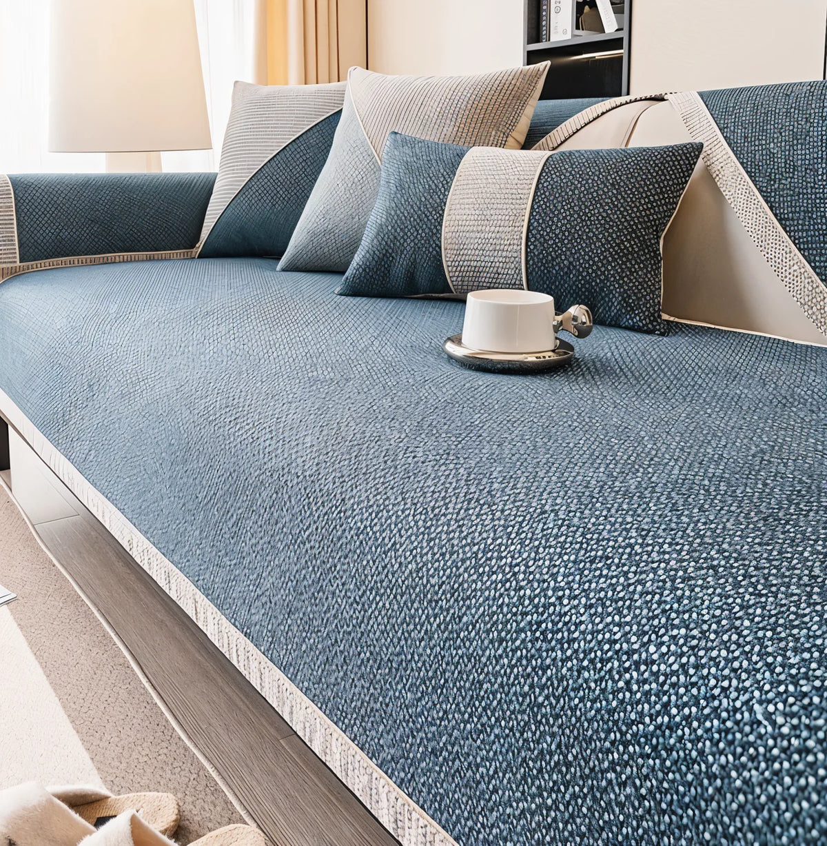 Sofa Cover Protector Stretch Fit Non-Slip Machine-Washable