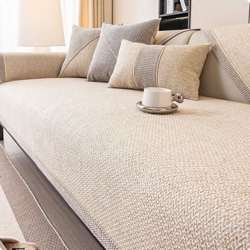 Sofa Cover Quilted Breathable Non-Slip Backing