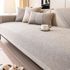 Sofa Cover Quilted Breathable Non-Slip Backing
