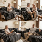 Sofa Cover Sherpa Fleece 180 cm Wide Machine Washable
