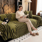Sofa Cover Sherpa Fleece 180 cm Wide Machine Washable