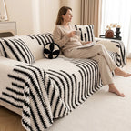 Sofa Cover Sherpa Fleece 180 cm Wide Machine Washable