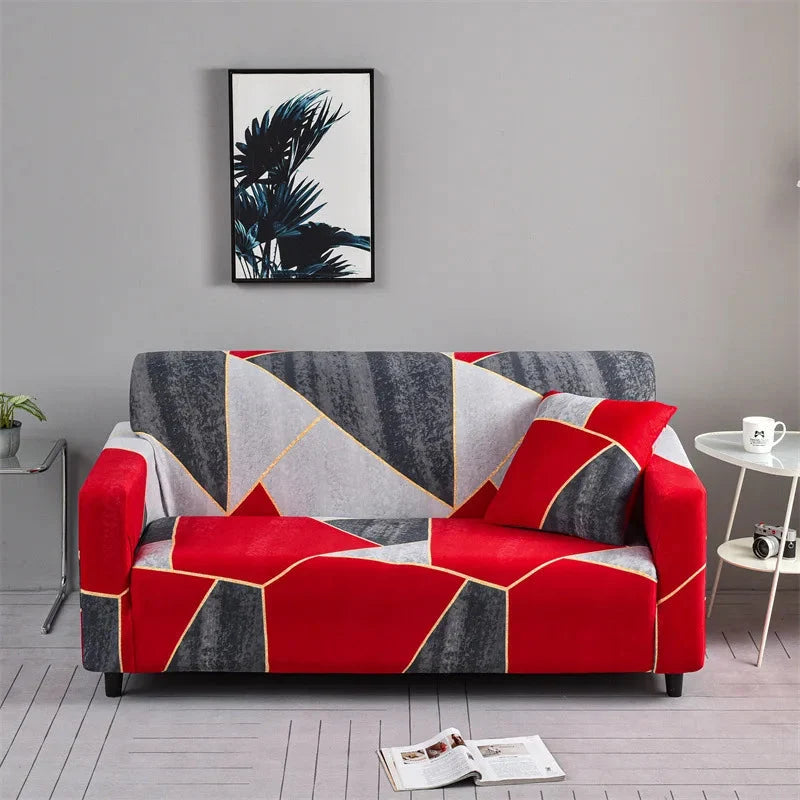 Sofa Cover Stretch Elastic Polyester Blend