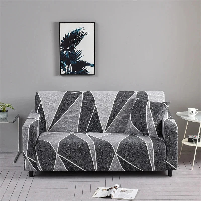 Sofa Cover Stretch Elastic Polyester Blend