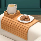 Sofa Drink Holder Bamboo Space-Saving