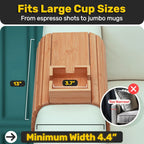 Sofa Drink Holder Bamboo Space-Saving