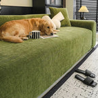 Sofa Slipcover Stretch-Fit Herringbone Machine-Washable