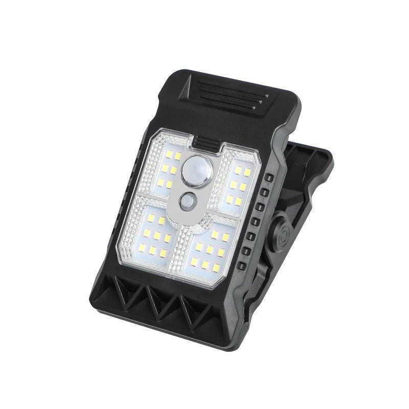 Solar Clip Light Motion Sensor & USB-C Charging