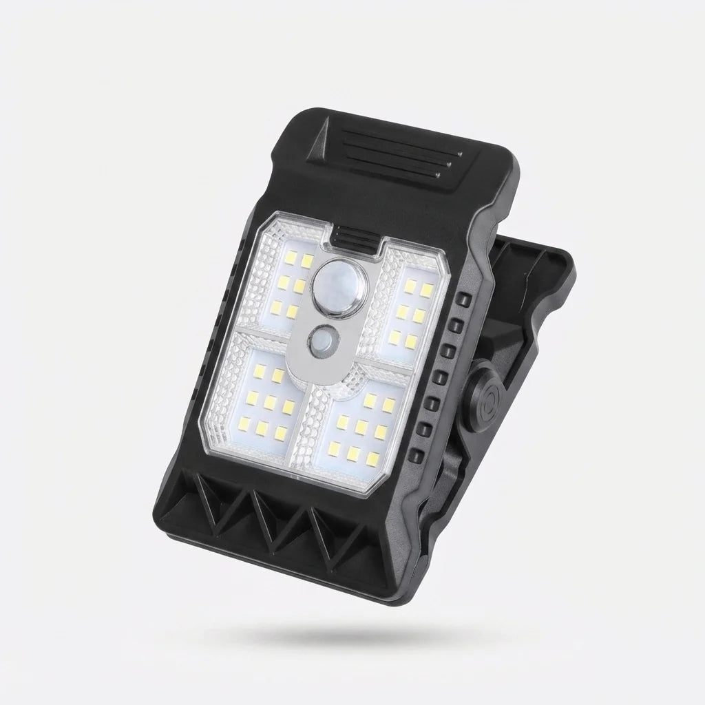 Solar Clip Light Motion Sensor & USB-C Charging