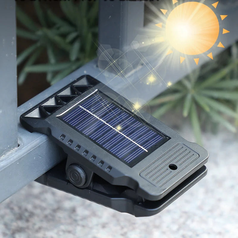 Solar Clip Light Motion Sensor & USB-C Charging