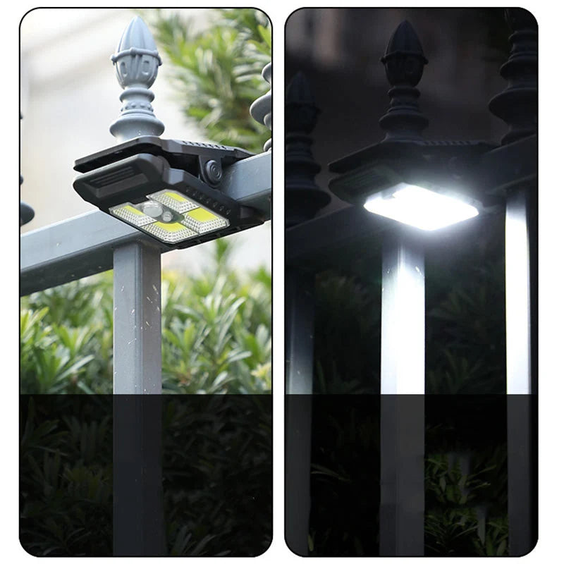 Solar Clip Light Motion Sensor & USB-C Charging