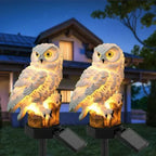 Solar Garden Light Warm White LED Dusk-to-Dawn