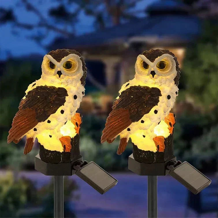 Solar Garden Light Warm White LED Dusk-to-Dawn
