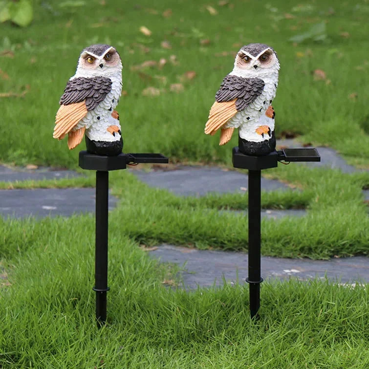Solar Garden Light Warm White LED Dusk-to-Dawn