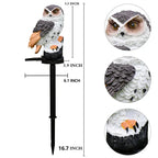 Solar Garden Light Warm White LED Dusk-to-Dawn