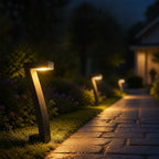 Solar Path Light Warm White LEDs & Dusk Sensor