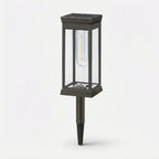 Solar Pathway Lights Lantern Design Filament-Style LED