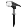 Solar Spotlight Adjustable Panel & Pivoting Head