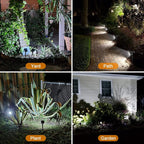 Solar Spotlight Adjustable Panel & Pivoting Head