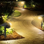 Solar Spotlight Adjustable Panel & Pivoting Head