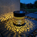 Solar Wall Light Mandala Shadow Weather-Resistant Iron