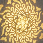 Solar Wall Light Mandala Shadow Weather-Resistant Iron