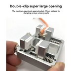 Soldering Clamp Double Jaw Heat-Resistant Jaws