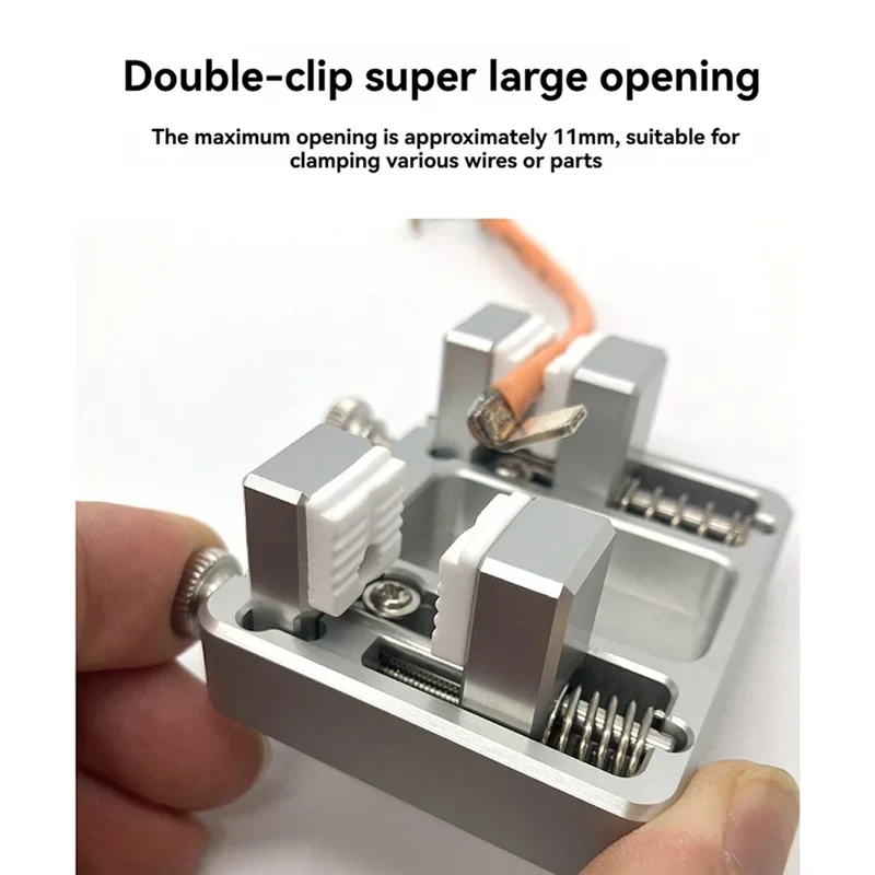 Soldering Clamp Double Jaw Heat-Resistant Jaws